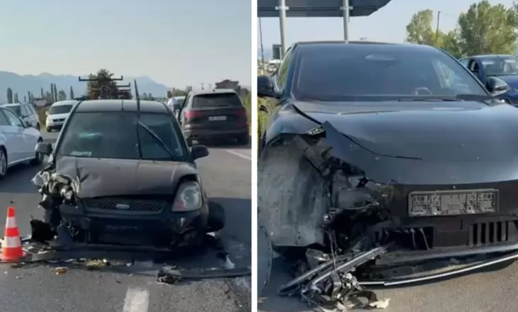 Përplasje e trefishtë në rrugën Lezhë-Laç, plagoset një person