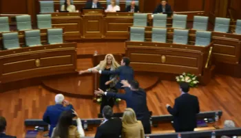 Përshkallëzohet situata në Kuvendin e Kosovës, deputetja sulmon me vezë Albin Kurtin
