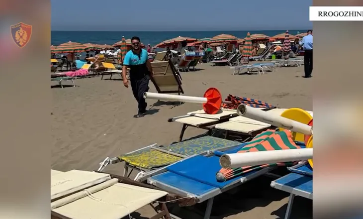 “Plazhi i lirë” në Spille, sekuestrohen 101 çadra dhe 202 shezlongë të vendosur pa leje