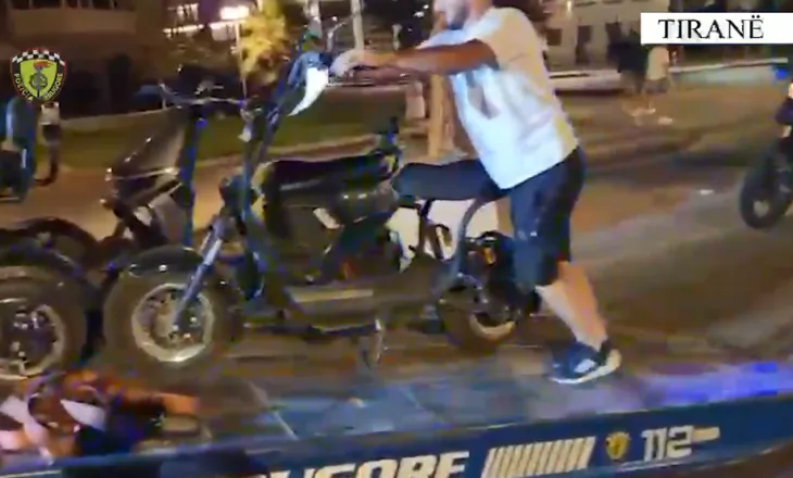 Policia Rrugore “blindon” Tiranën, 19 persona nën hetim dhe 19 motomjete elektrike të sekuestruara