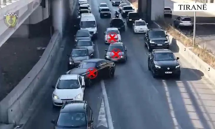 Policia ‘skanon’ rrugët e Tiranës, mbi 12 mijë shkelje gjatë javës së fundit