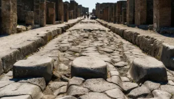 Pompei, qyteti ku këmbësorët kishin vijat e tyre të bardha