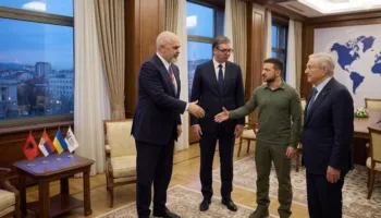 Prapaskenat e paktit anti-shqiptar Soros-Rama-Vuçiç-Zelensky, si u kthyen pazaret e luftës në goditje gjeopolitike…