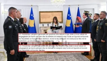 Presidenca e Kosovës përdor Chatgpt, harron në tekst përgjigjen e inteligjencës artificiale