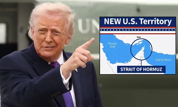 Presidenti amerikan Donald Trump këmbëngul se Ngushtica e Hormuzit  është “territor amerikan”