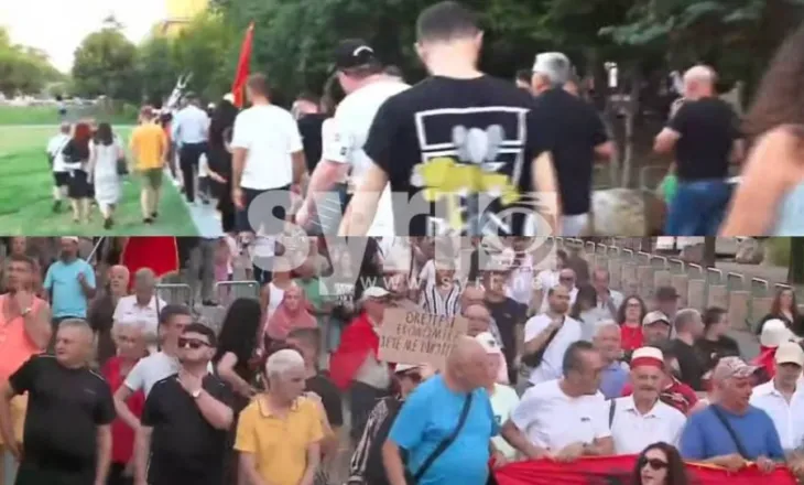 Protesta e 64/ Qytetarët nisin marshimin drejt Kryeministrisë: Rama jepe dorëheqjen