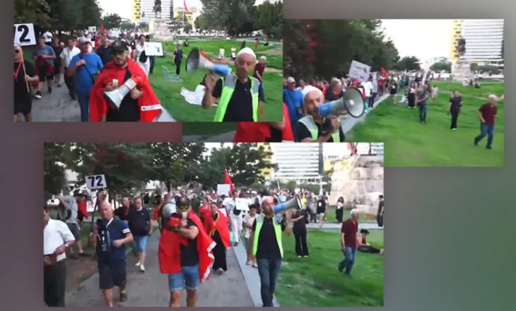 Protesta e 72-të në Tiranë, qytetarët marshojnë drejt Kryeministrisë: Rama jepe dorëheqjen!
