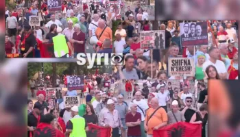 Protesta e 73-të në Tiranë, qytetarët marshojnë drejt Kryeministrisë: Kërkohet dorëheqja e Ramës