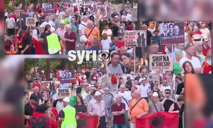 Protesta e 73-të në Tiranë, qytetarët marshojnë drejt Kryeministrisë: Kërkohet dorëheqja e Ramës