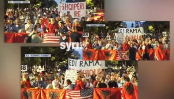 Protesta e 88-të/ Nis marshimi, qytetarët drejt Kryeministrisë: Rama jep dorëheqjen
