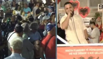 Protestuesi ironizon vendimin e Ramës për të ndryshuar vendin e takimit të PS: Fuqia jonë do t’i largojë nga kjo godinë