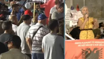 Protestuesja e kthyer nga emigrimi: Erdha sepse atdheu është në rrezik, kauza jonë është e pavdekshme