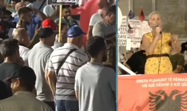 Protestuesja e kthyer nga emigrimi: Erdha sepse atdheu është në rrezik, kauza jonë është e pavdekshme