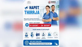 Punësim në sistemin shëndetësor, hapen aplikimet për teknikët e shkencave mjekësore! Afati deri më 24 gusht