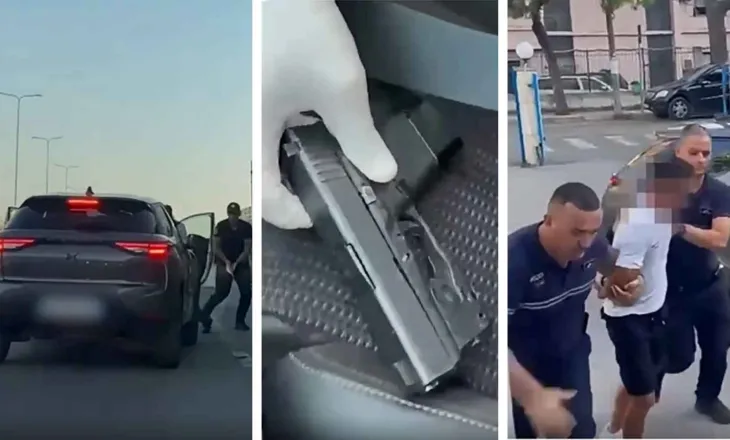 Qarkullonte i armatosur në Tiranë, arrestohet 32-vjeçari. Në makinë i gjenden pistoleta, municion dhe 15 800 euro