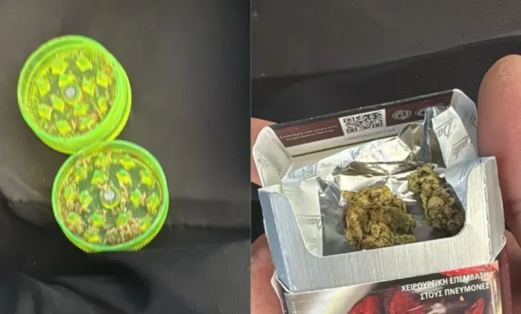 Qeni antidrogë zbulon kanabis në kufi, ndalohen dy të rinj në Qafë-Botë