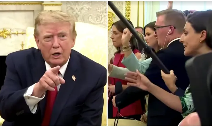 “Qetësi! Qetësi! Qetësi!”, Trump “i mbyll gojën” gazetares në konferencë për shtyp (VIDEO)