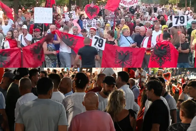 Qytetarët nisen drejt Kryeministrisë: Shikoni, dëgjoni, bulevardi plot, protestën e shqiptarëve nuk e ndalni dot!