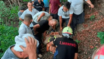 Ra nga 50 metra lartësi, shpëton mrekullisht 51-vjeçari në Mallakastër