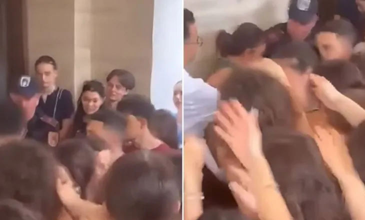 Radhë dhe tension te mjekësia/ Studentët presin prej orësh për regjistrim