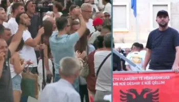 Rama xhiro me skaf në Dhërmi, aktivisti mesazh kryeministrit: Shijo pushimet e fundit të lirisë!
