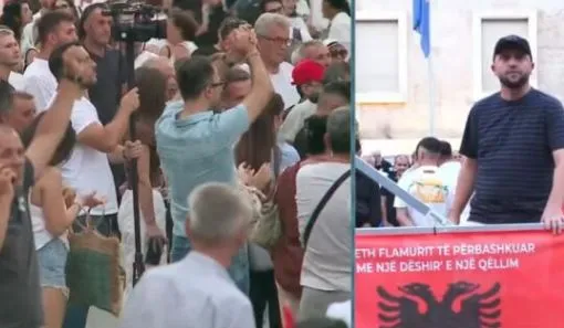 Rama xhiro me skaf në Dhërmi, aktivisti mesazh kryeministrit: Shijo pushimet e fundit të lirisë!
