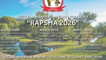“Rapsha 2026” bashkon shqiptarët në Tuz përmes këngës dhe folklorit