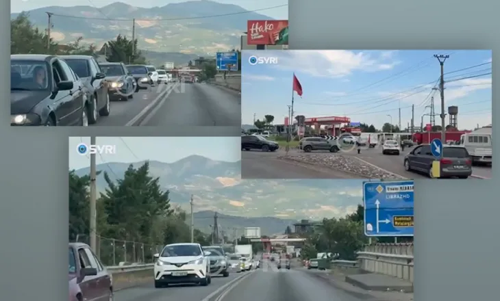 Rëndohet qarkullimi në autostradën Tiranë–Elbasan, trafiku kilometrik ‘bllokon’ mijëra qytetarë