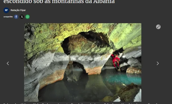 Revista “Estado de Minas”: Liqen gjigant dhe ujëra termalë, njihuni me thesarin e fshehur nën malet e Shqipërisë