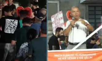 “Rezistenca të vijojë”/ Sazan Guri në protestë: Të rrethojmë Kryeministrinë dhe Parlamentin