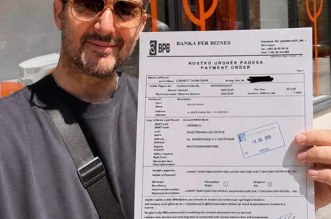 ”Roel, të do xhaxhi Labi”, Tahiri bën donacionin prej 5 mijë eurosh: Traditën e bamirësisë të mos e harrojmë