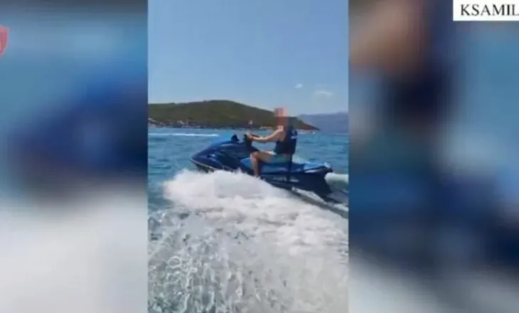 Rrezikoi jetën e pushuesve te plazhi i ‘Tre ishujve’ në Ksamil, Policia bllokon mjetin “Jet Ski” dhe gjobit pronarin me 500 mijë lekë!