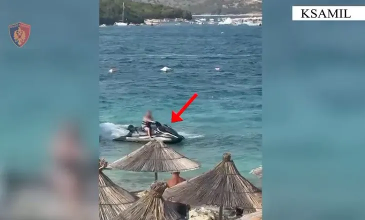 Rrezikoi pushuesit me Jet Ski në plazhin e Ksamilit, gjobitet me 500 mijë lekë