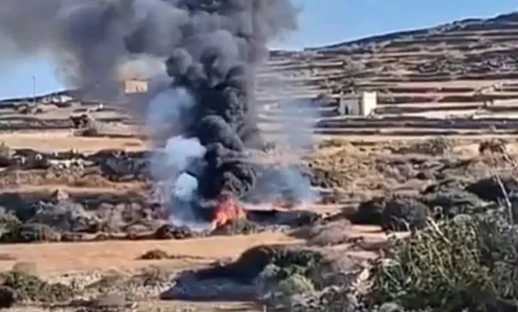 Rrëzimi i helikopterit në ishullin grek të Sifnos, 6 të vdekur! Momenti kur mjeti përplaset dhe shpërthen në flakë (VIDEO)
