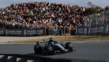 Russell triumfon në garën sprint të zhvilluar në Zandvoort, Leclerc parakalon Norris dhe renditet i dyti