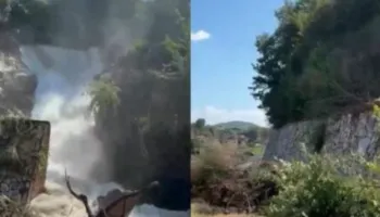 Shembet kanali vaditës në Elbasan, bllokohet prej orësh aksi drejt Cërrikut, uji e dherat vërshojnë në rrugë! (FOTO)
