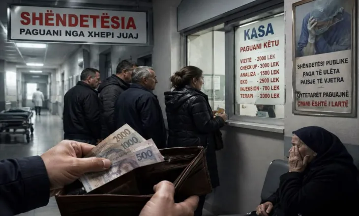 SHËNDETËSIA “FALAS”, POR SHQIPTARËT VAZHDOJNË TË PAGUAJNË NGA XHEPI/ RAPORTI I RI QË NGRI PYETJE PËR SISTEMIN