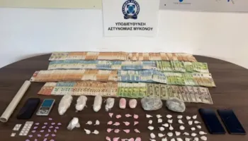 Shpërndanin drogë në Mykonos, arrestohen dy shqiptarët! Policia i sekuestron edhe 65 mijë euro