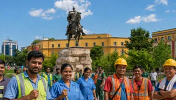 Shqipëria po mbushet me punëtorë të huaj, India dhe Filipinet kryesojnë me rritjen më të madhe