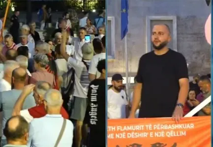 “Shtatori do të bëjë gati valixhet e kryeministrit”/ Aktivisti Lika nga protesta: Rama iku me gushtin