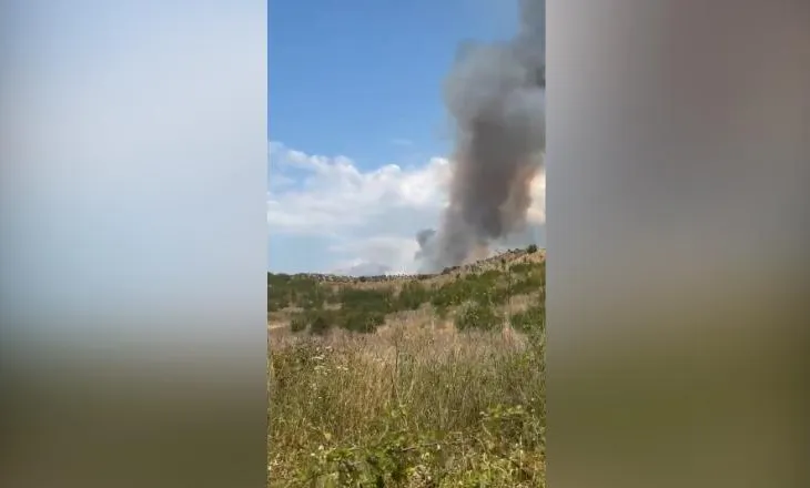 Situatë alarmante në Finiq, zjarri po përparon drejt zonave të banuara