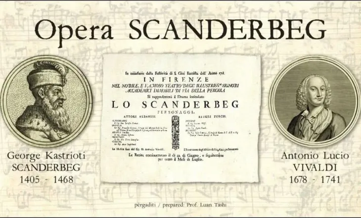 Skënderbeu në operën e Vivaldit, vepra që u shfaq për herë të parë më 1718