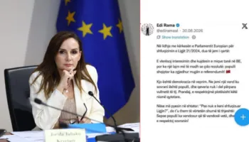 “Statusi është fals, nuk përmban asgjë të vërtetë”, MIA rrëzon postimin e Jorida Tabakut në emër të Edi Ramës
