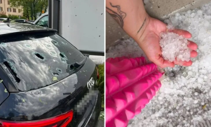 Stuhia e breshërit sa topat e golfit godet Zyrihin, disa të lënduar dhe dëme materiale në banesa e makina