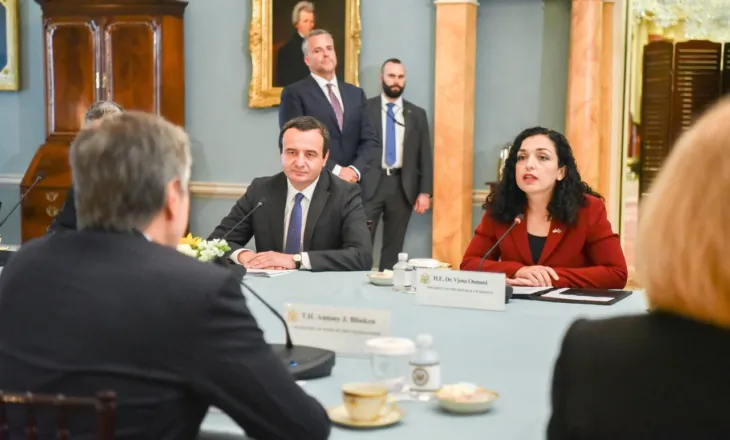 Takimet me Kurtin për Presidentin, Vjosa Osmani: VV kërkon një figurë kukull, pa peshë politike