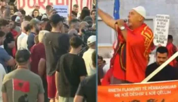 “Të bashkohemi për ta çuar Ramën para drejtësisë”/ Thirrja e qytetarit nga protesta: Zgjohuni, shqiptarë…
