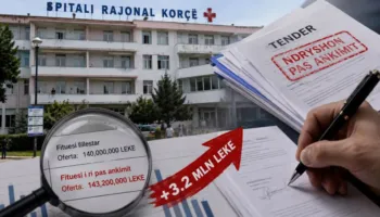 Tenderi i spitalit të Korçës/ Fituesi ndryshon pas ankimit, oferta e re 3.2 mln lekë më e lartë