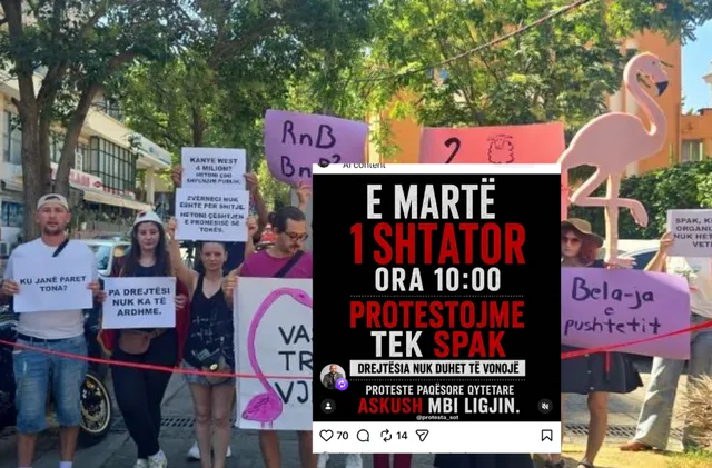 Thirret protesta para SPAK-ut: Drejtësia nuk duhet të vonojë, askush mbi ligjin!