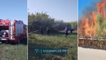 Tjetër vatër zjarri në vend, zjarrfikësit në “luftë” me flakët në Novoselë