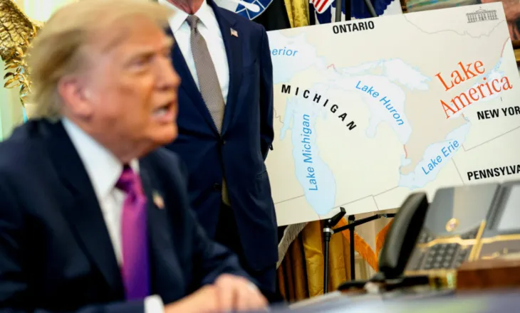 Trump firmos urdhrin për ndryshimin e emrit të Liqenit Ontario në “Liqeni i Amerikës”